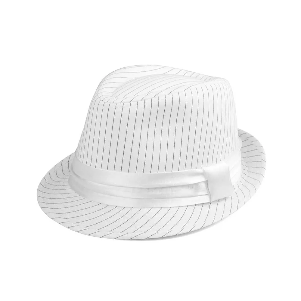 Pinstripe Fedora Hat