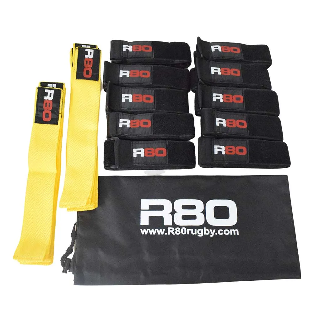 R80 Junior Rippa Rugby Sets for 10 Players