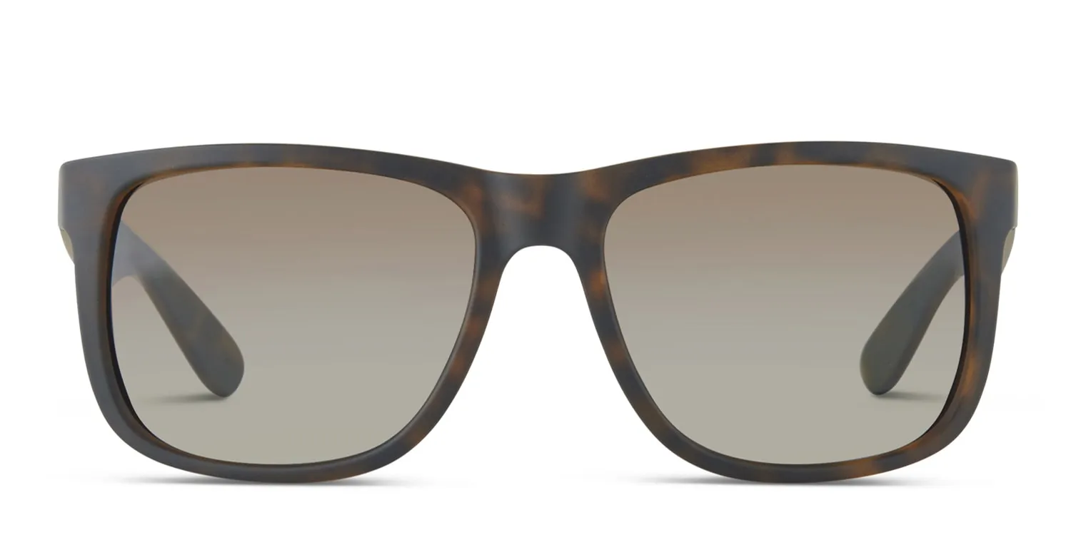 Ray-Ban Justin Classic Polarized Sunglasses - Havana/Brown Gradient