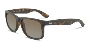 Ray-Ban Justin Classic Polarized Sunglasses - Havana/Brown Gradient