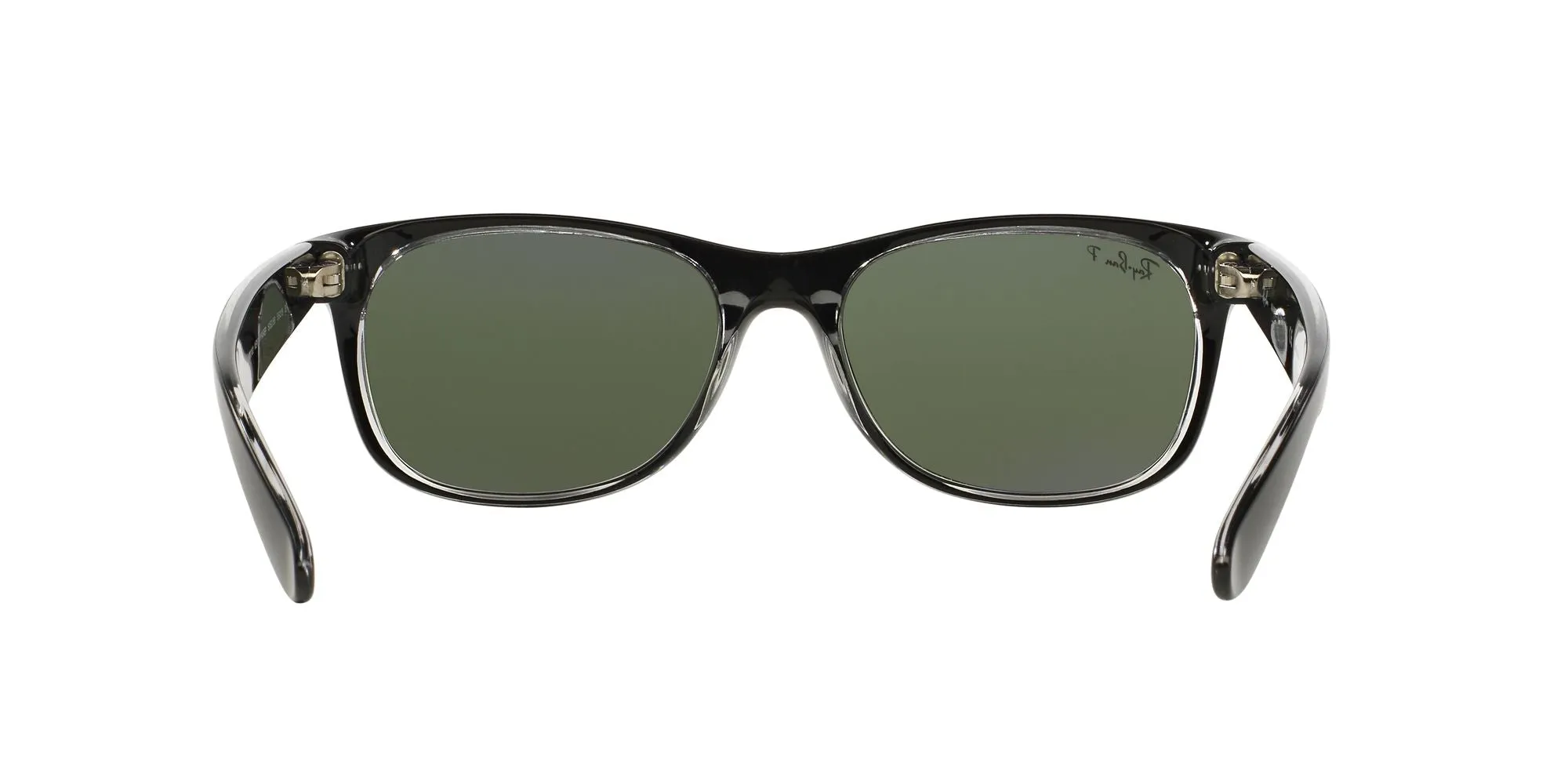 Ray-Ban Wayfarer Polarized Sunglasses - Matte Black/G-15 Green