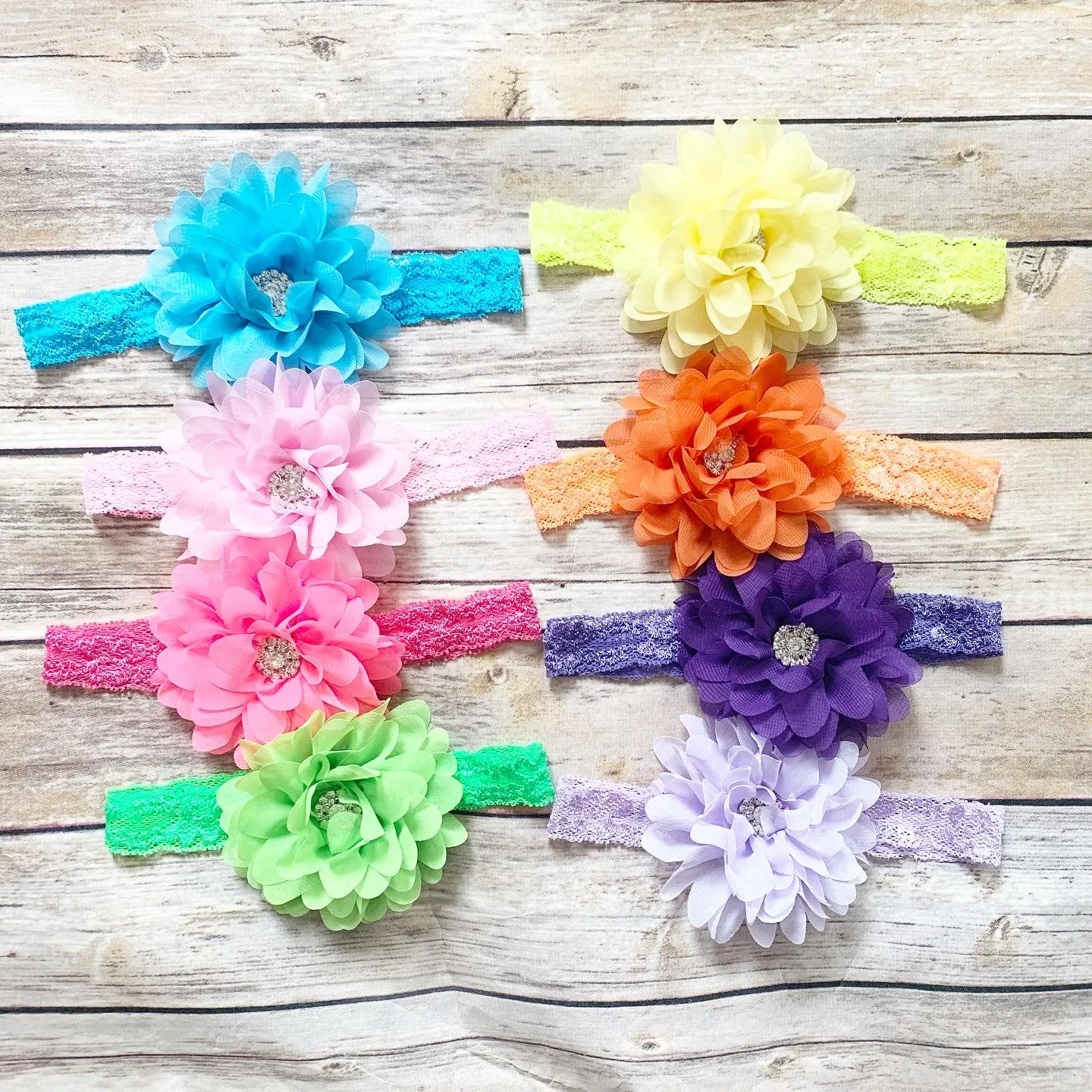 Set of 8 headbands