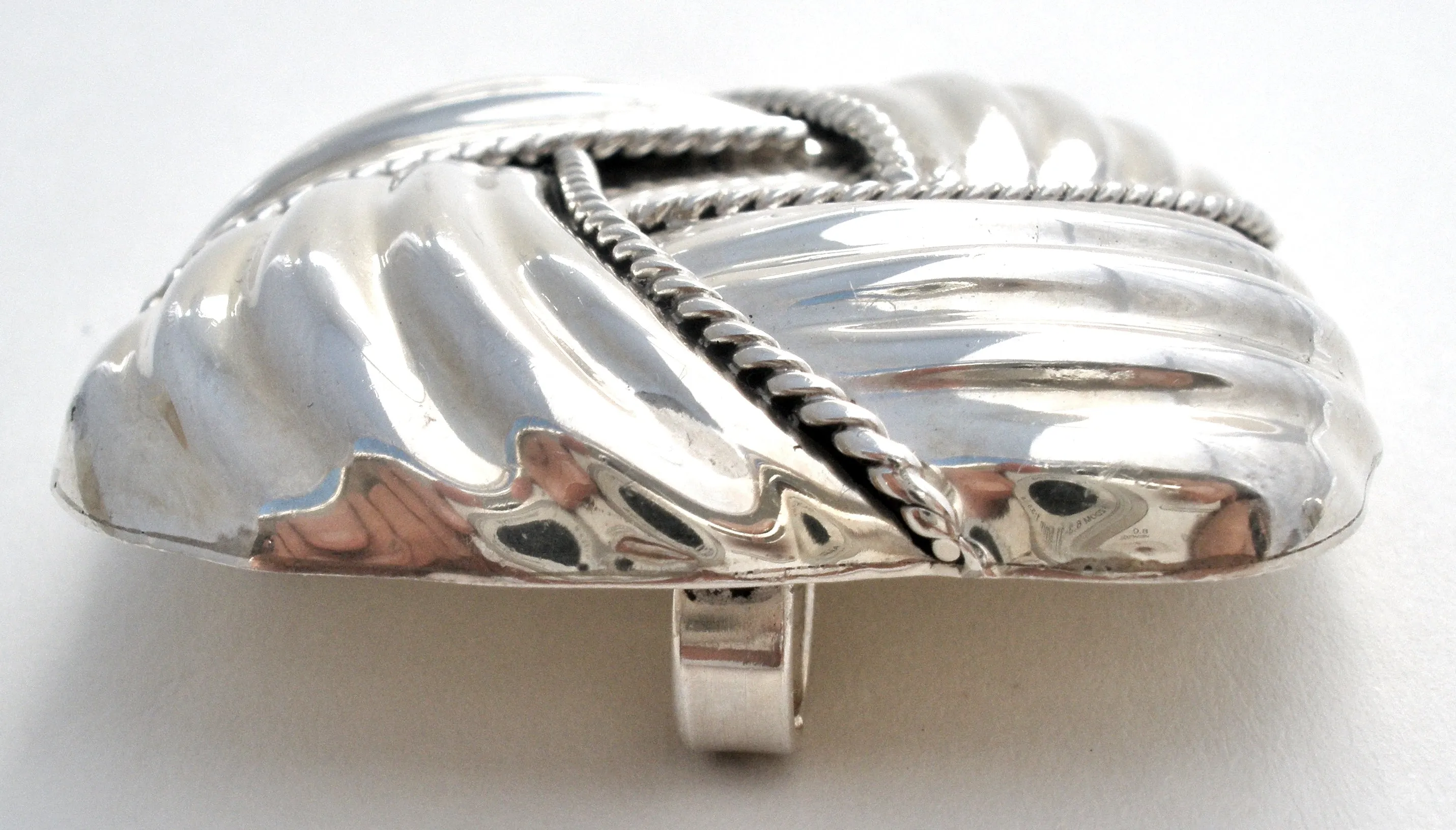 Taxco Sterling Silver Pendant Brooch Pin Vintage