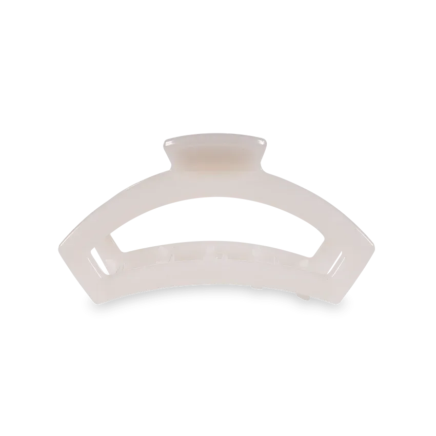 Teleties - Open Coconut White Medium Clip