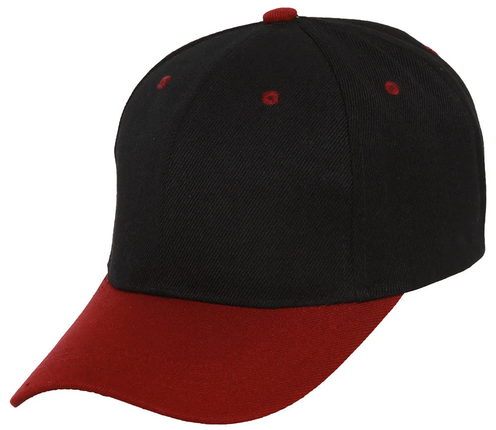 TopHeadwear Two-Tone Adjustable Baseball Cap