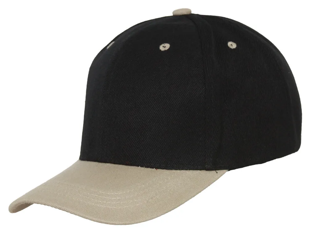 TopHeadwear Two-Tone Adjustable Baseball Cap