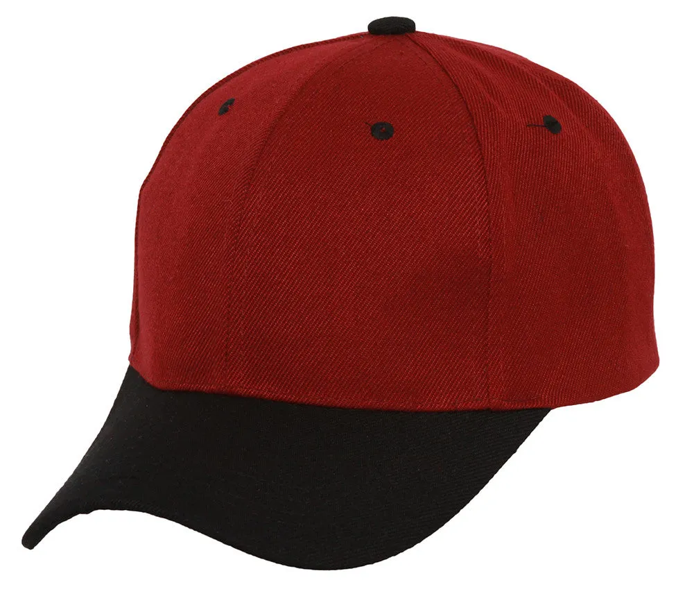 TopHeadwear Two-Tone Adjustable Baseball Cap