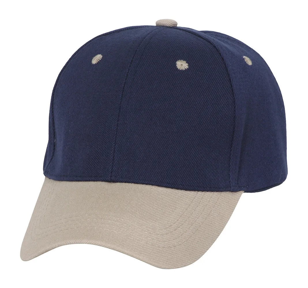 TopHeadwear Two-Tone Adjustable Baseball Cap