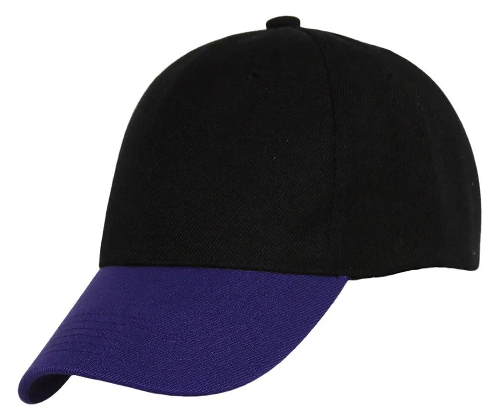 TopHeadwear Two-Tone Adjustable Baseball Cap