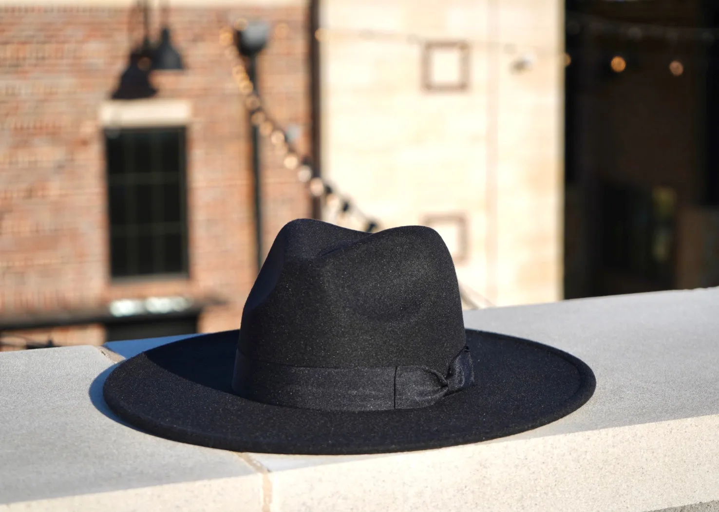 Tori Wide Brim - Black