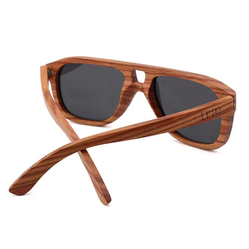 Unisex Wooden Frame Polarized Sunglasses Timeless Style for All, lioness-love