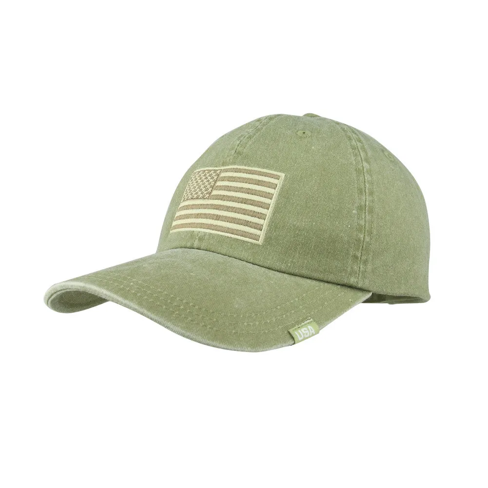 USA Washed Pigment Dyed Twill Cap