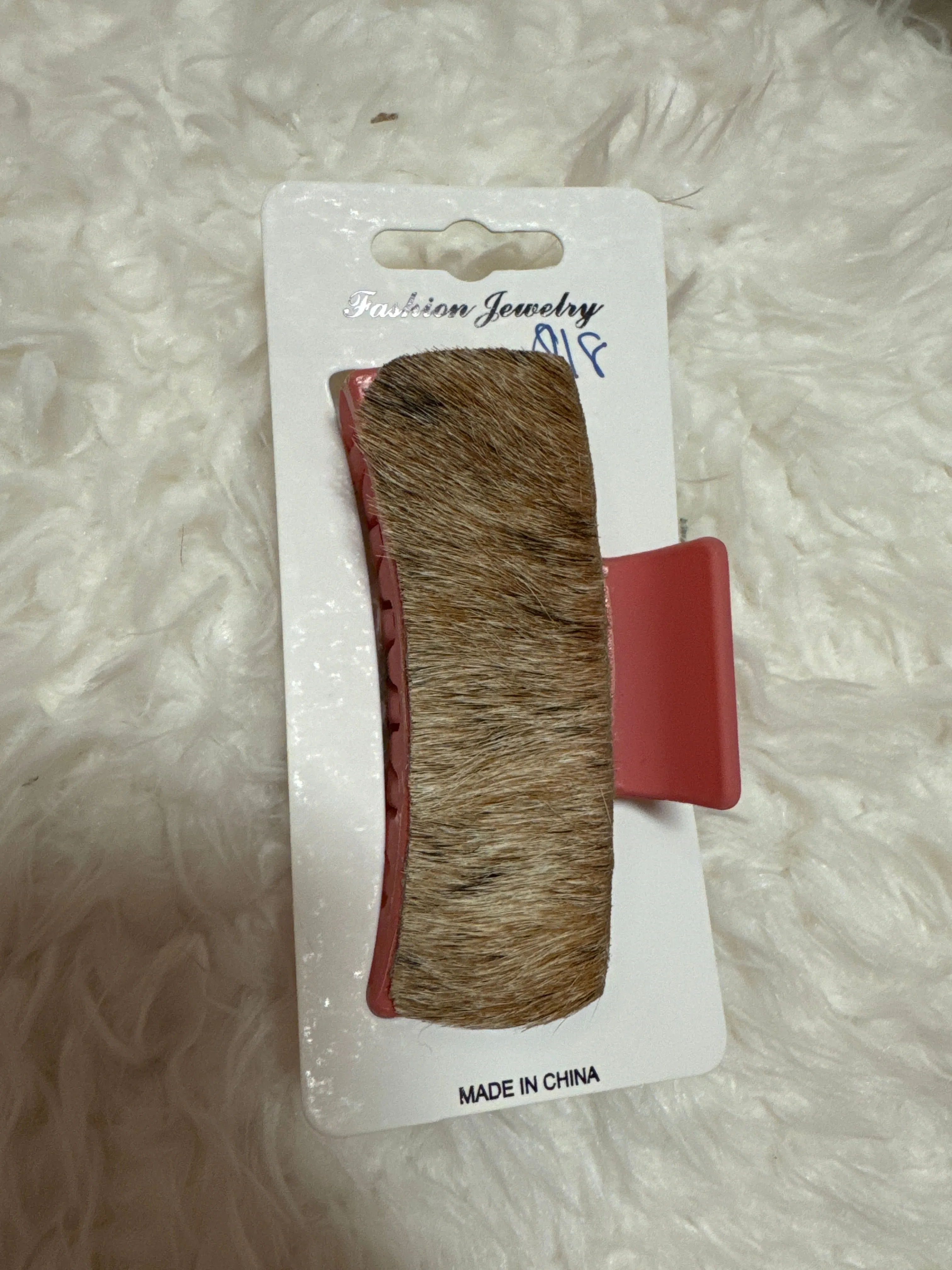 Zimmerman Ranch Cowhide Claw Clip